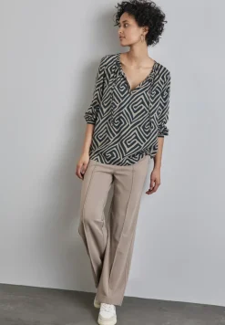 Street One Blusen*Gemusterte Bluse cool vintage green