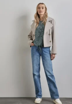 Street One Blusen*Gemusterte Bluse cool vintage green