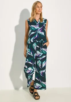 Cecil Shirts*Gemusterte Bluse fir green