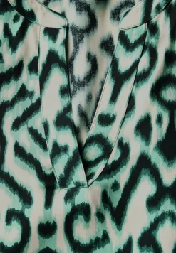 Street One Blusen*Gemusterte Bluse hunter green