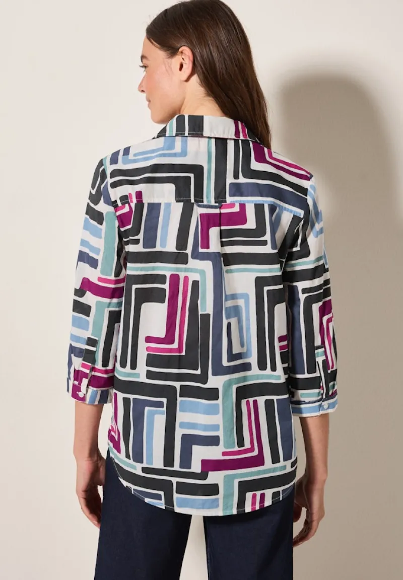 Cecil Blusen*Gemusterte Bluse light alabaster white