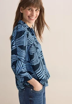 Cecil Blusen*Gemusterte Bluse universal blue
