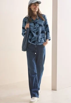 Cecil Blusen*Gemusterte Bluse universal blue