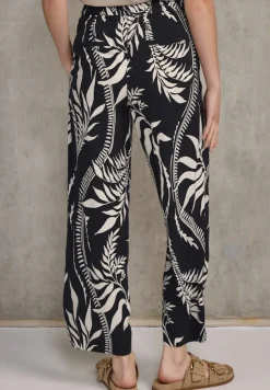 STREET ONE STUDIO Hosen*Gemusterte Culotte Black