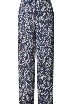 STREET ONE STUDIO Hosen*Gemusterte Culotte dark void blue