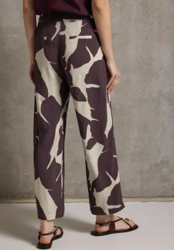 STREET ONE STUDIO Hosen*Gemusterte Culotte fudge red