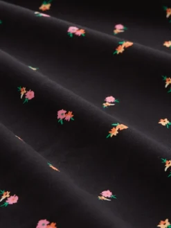 Tom Tailor Denim Blusen*Gemusterte Kurzarm-Bluse small black flower print