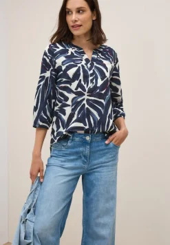 Cecil Blusen*Gemusterte Tunika urban dark blue