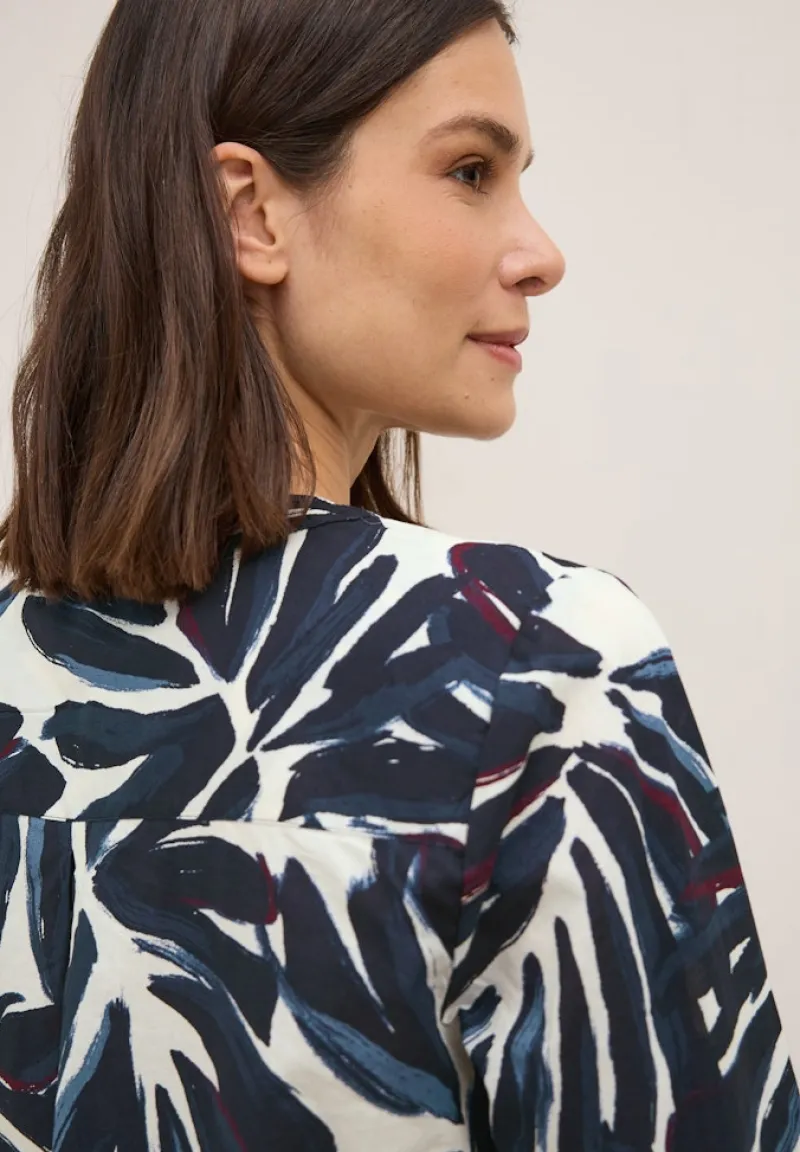 Cecil Blusen*Gemusterte Tunika urban dark blue