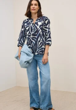 Cecil Blusen*Gemusterte Tunika urban dark blue