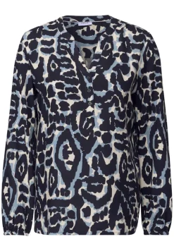 Cecil Blusen*Gemusterte Tunika urban dark blue