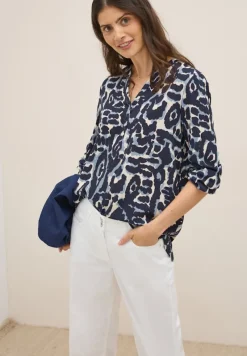 Cecil Blusen*Gemusterte Tunika urban dark blue