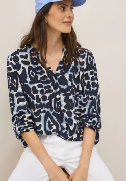 Cecil Blusen*Gemusterte Tunika urban dark blue