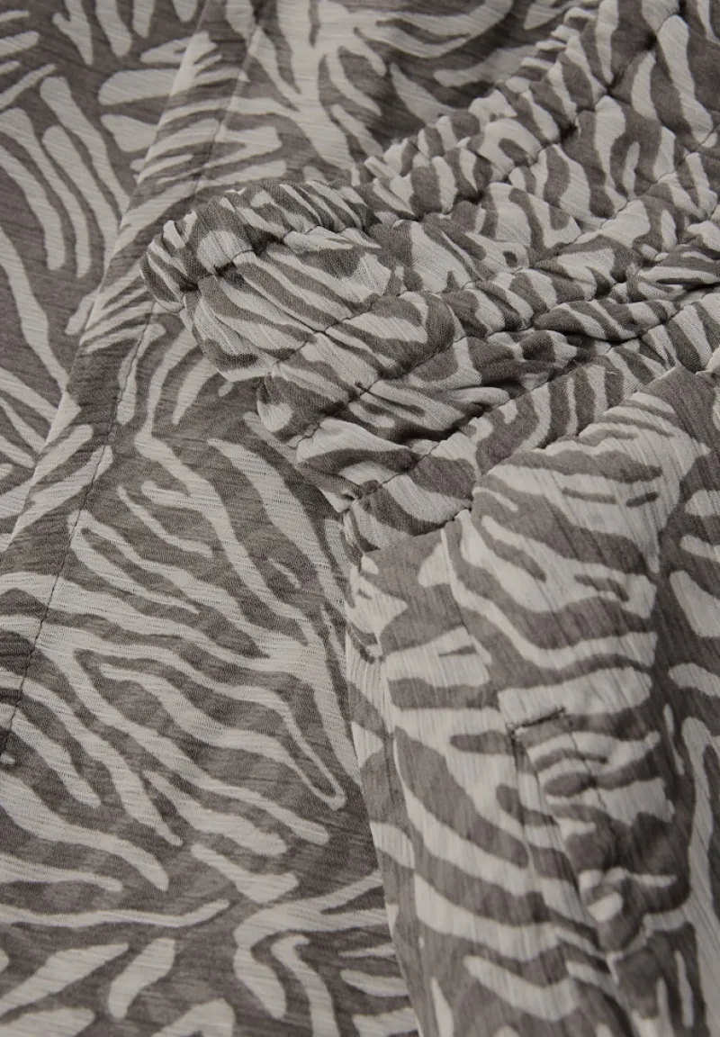 Street One Röcke*Gemusterter Chiffon-Rock nomad brown