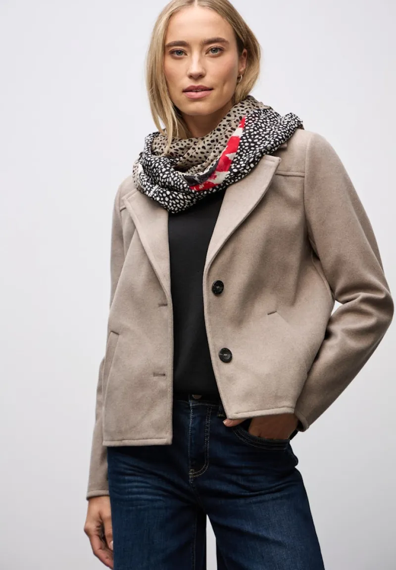 Street One Accessoires*Gemusterter Loop Schal Black