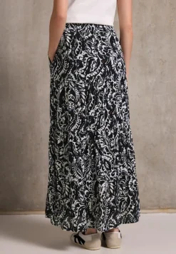 STREET ONE STUDIO Röcke*Gemusterter Musselin-Rock dark void blue