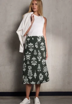 STREET ONE STUDIO Röcke*Gemusterter Rock desert pine green