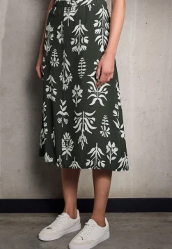 STREET ONE STUDIO Röcke*Gemusterter Rock desert pine green