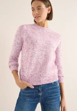 Cecil Pullover & Sweatshirts*Gemusterter Strickpullover dark blossom melange
