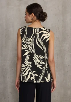 STREET ONE STUDIO Shirts*Gemustertes Blusentop Black