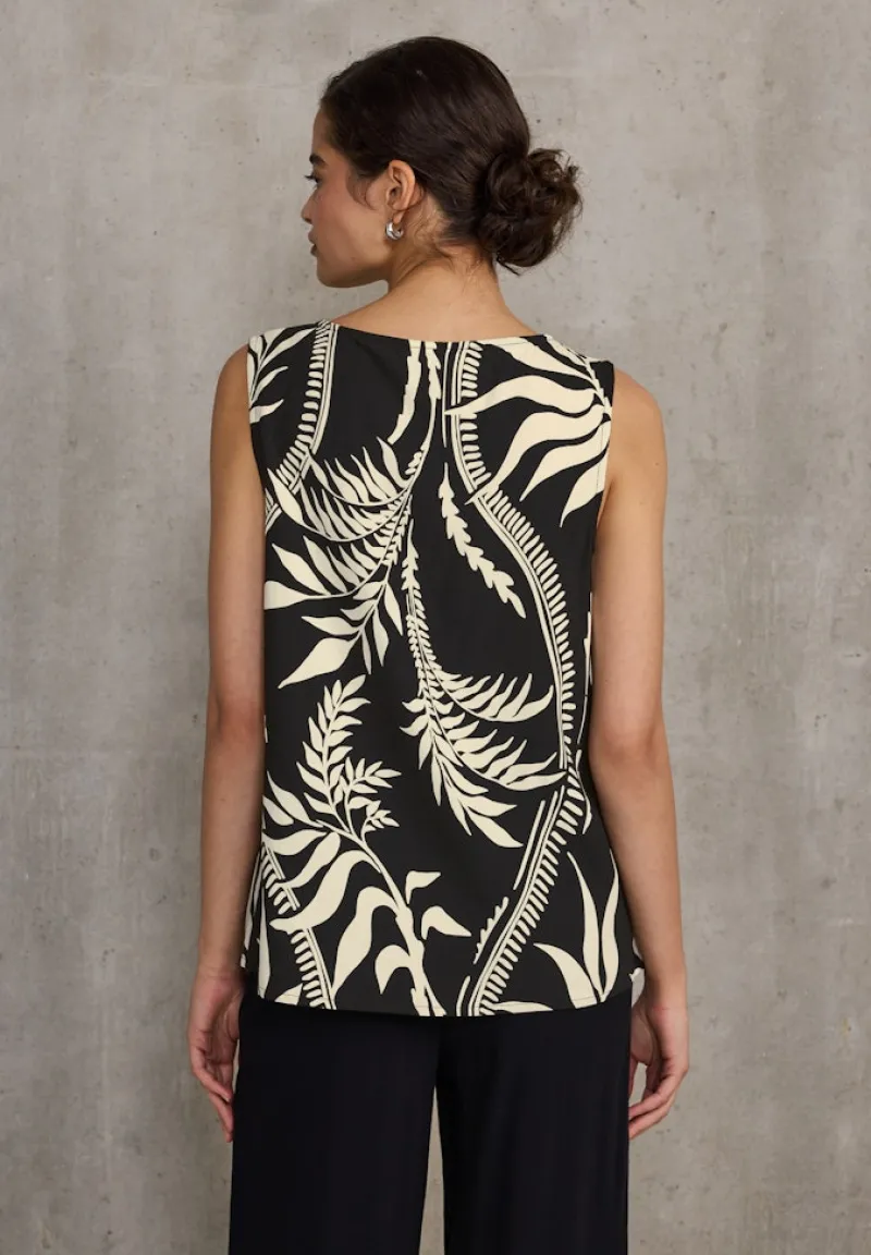 STREET ONE STUDIO Shirts*Gemustertes Blusentop Black