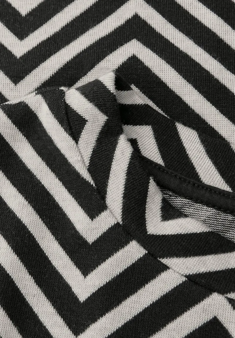 Street One Shirts*Gemustertes Jacquard Shirt Black