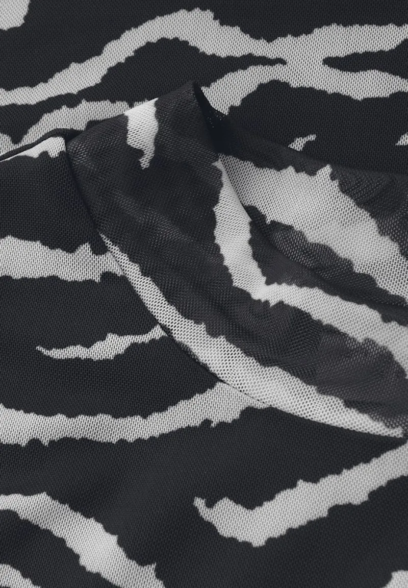 STREET ONE STUDIO Shirts*Gemustertes Mesh-Shirt flint grey