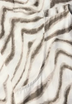 Street One Kleider*Gemustertes Midi-Kleid tumbled beige