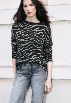 STREET ONE STUDIO Shirts*Gemustertes Shirt deep ash grey