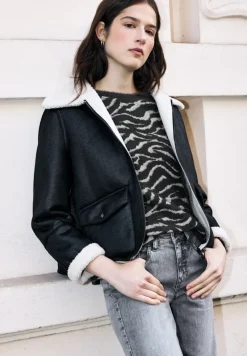 STREET ONE STUDIO Shirts*Gemustertes Shirt deep ash grey