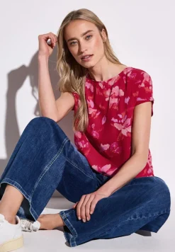 Street One Shirts*Gemustertes Shirt glory red