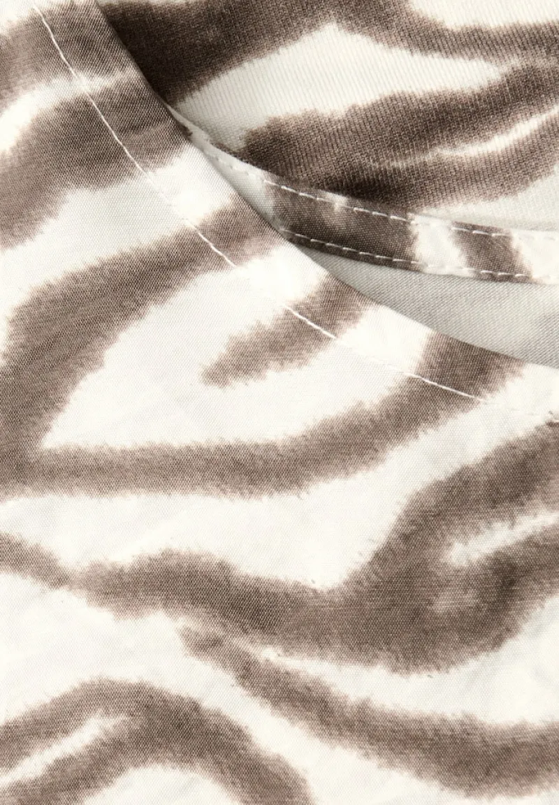 Street One Shirts*Gemustertes Shirt nomad brown