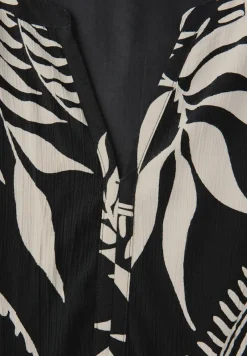 STREET ONE STUDIO Kleider*Gemustertes Tunika-Kleid Black