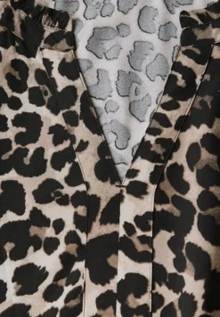 Street One Kleider*Gemustertes Tunika-Kleid Black