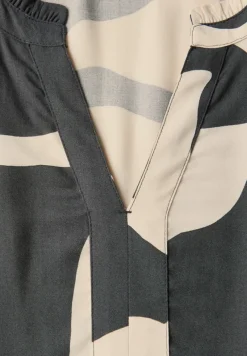 Street One Kleider*Gemustertes Tunika-Kleid whale tail grey