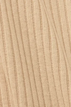 Esprit Shirts*Gerippter Pullunder, Leinenmix sand