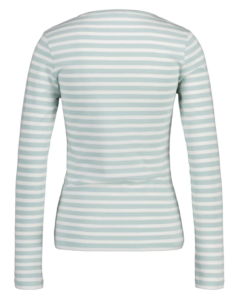 Gant Shirts*Geripptes Langarmshirt mit Streifen dusty turquoise