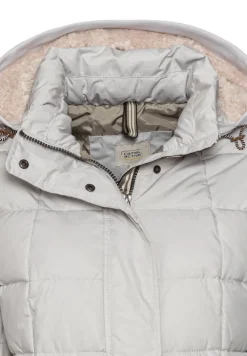 Camel Active Jacken*Gesteppte Jacke mit abnehmbarer Kapuze Silver