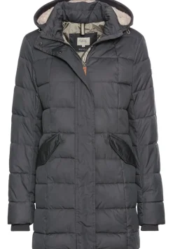 Camel Active Jacken*Gesteppte Jacke mit abnehmbarer Kapuze charcoal