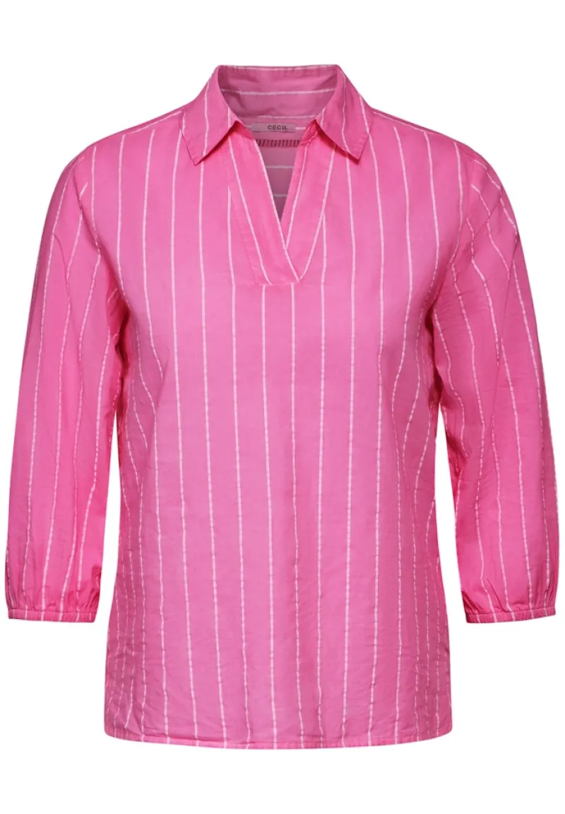 Cecil Blusen*Gestreifte Bluse bloomy pink