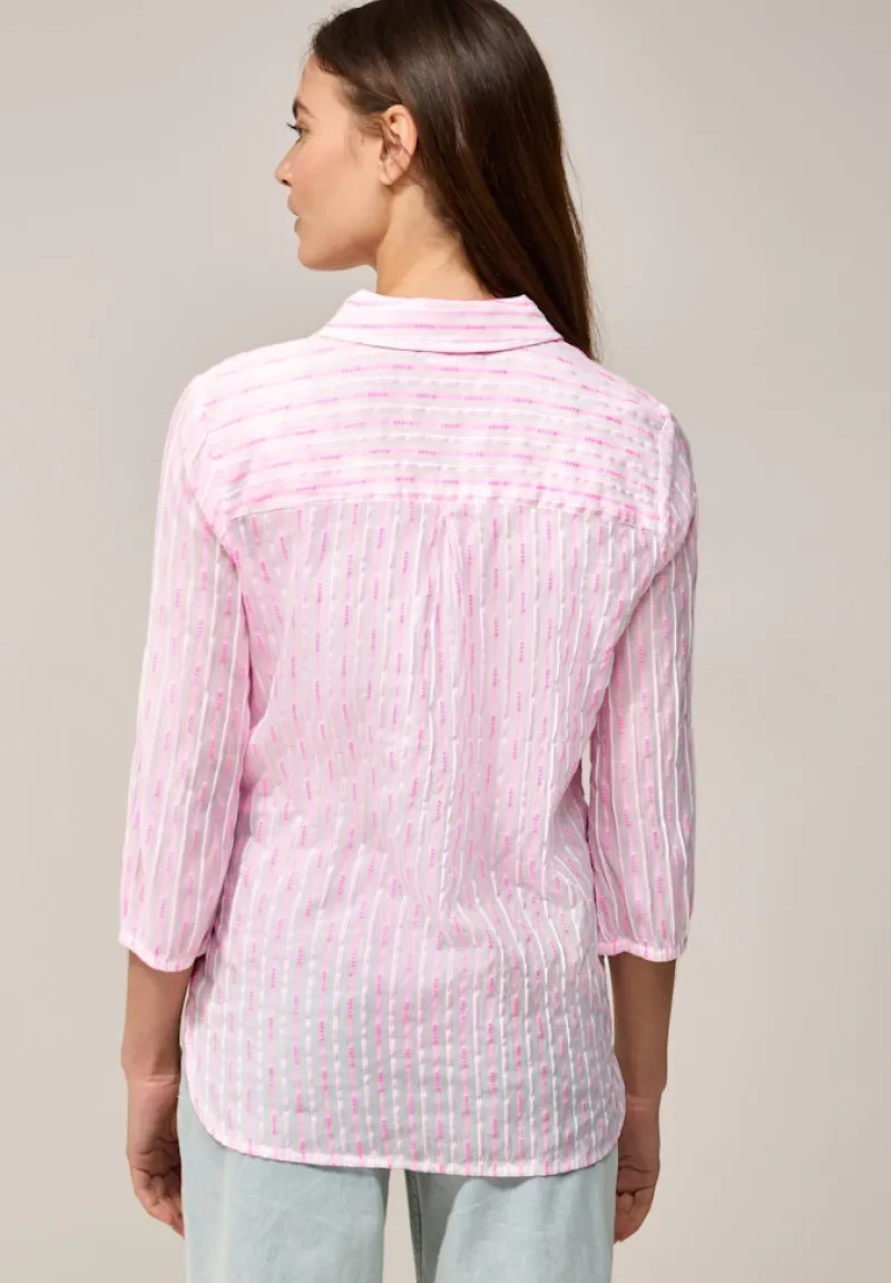 Cecil Blusen*Gestreifte Bluse vanilla white