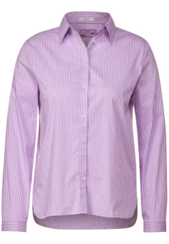 Cecil Blusen*Gestreifte Hemdbluse sporty lilac