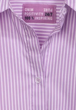 Cecil Blusen*Gestreifte Hemdbluse sporty lilac