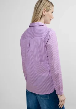 Cecil Blusen*Gestreifte Hemdbluse sporty lilac