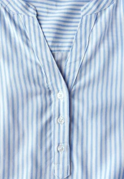 Cecil Blusen*Gestreifte Kurzarmbluse blouse blue