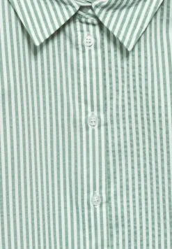 Street One Blusen*Gestreifte Sommer Bluse soft moss green