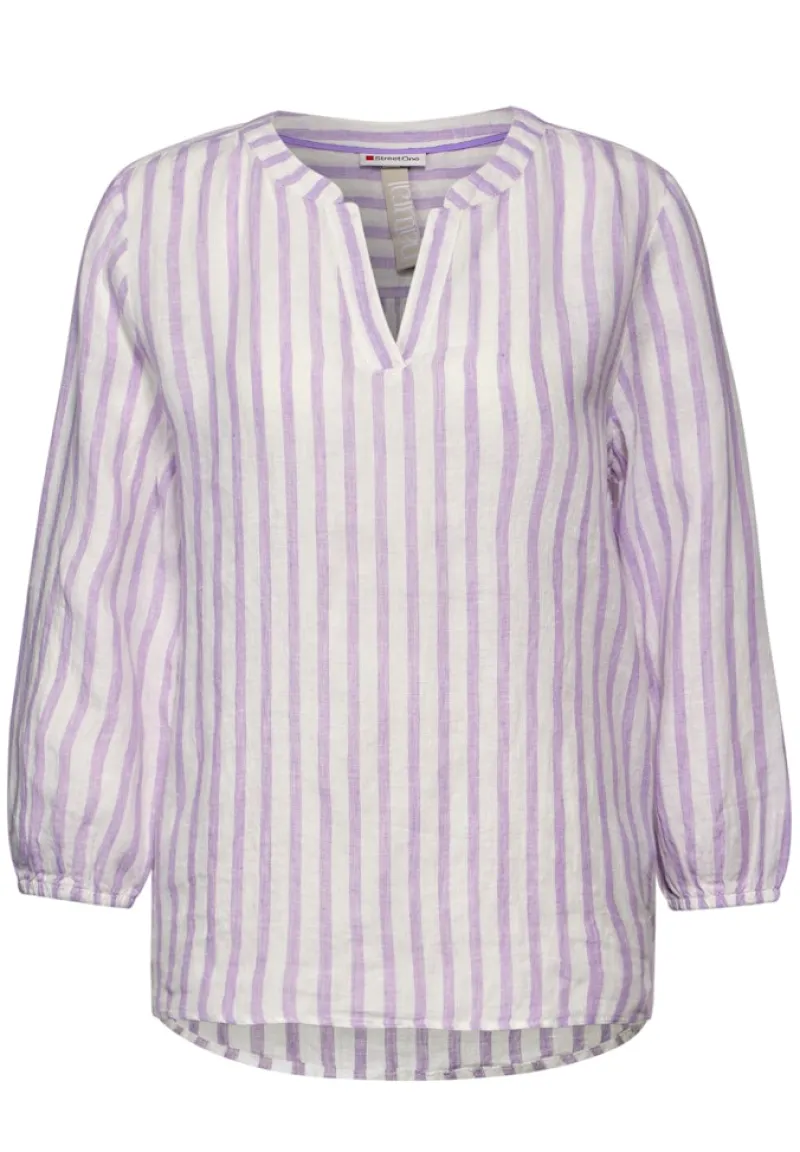 Street One Blusen*Gestreifte Tunika Bluse smell of lavender
