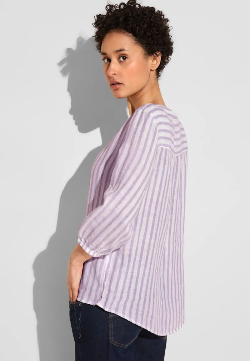 Street One Blusen*Gestreifte Tunika Bluse smell of lavender
