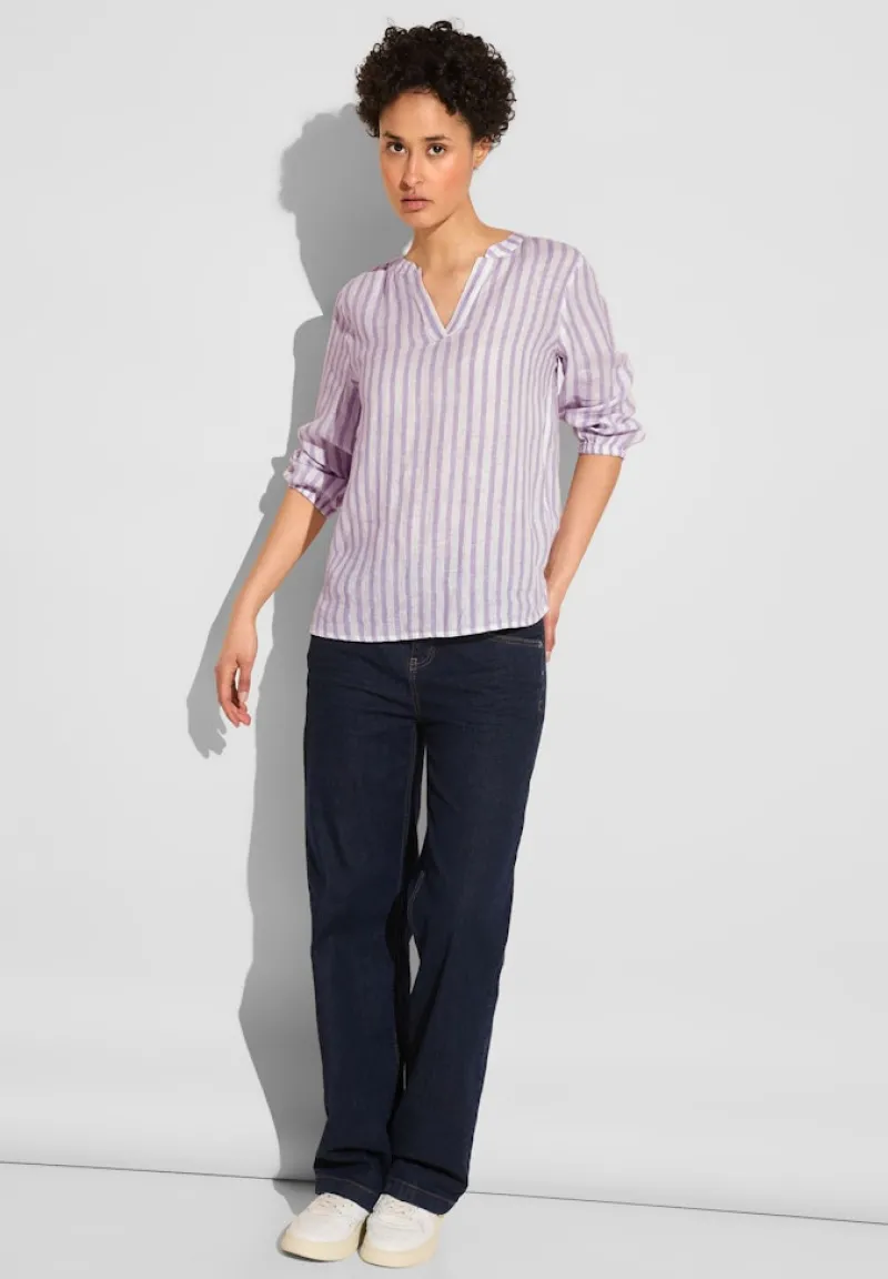 Street One Blusen*Gestreifte Tunika Bluse smell of lavender