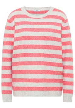 Cecil Pullover & Sweatshirts*Gestreifter Melange Pullover pumkin orange